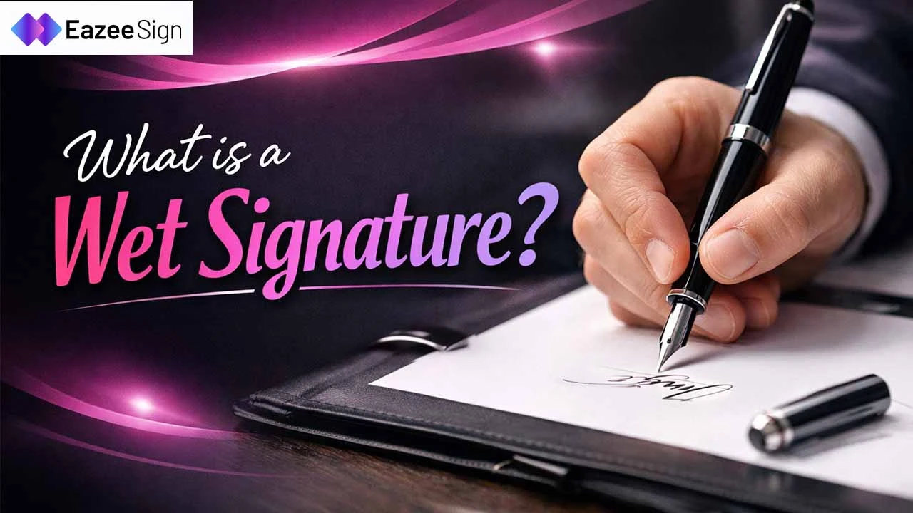 What is a Wet Signature?