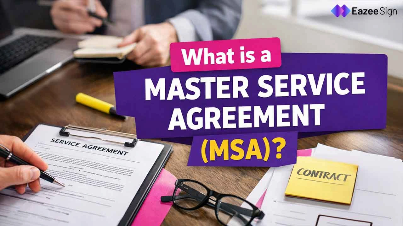 What is a Master Service Agreement (MSA)?