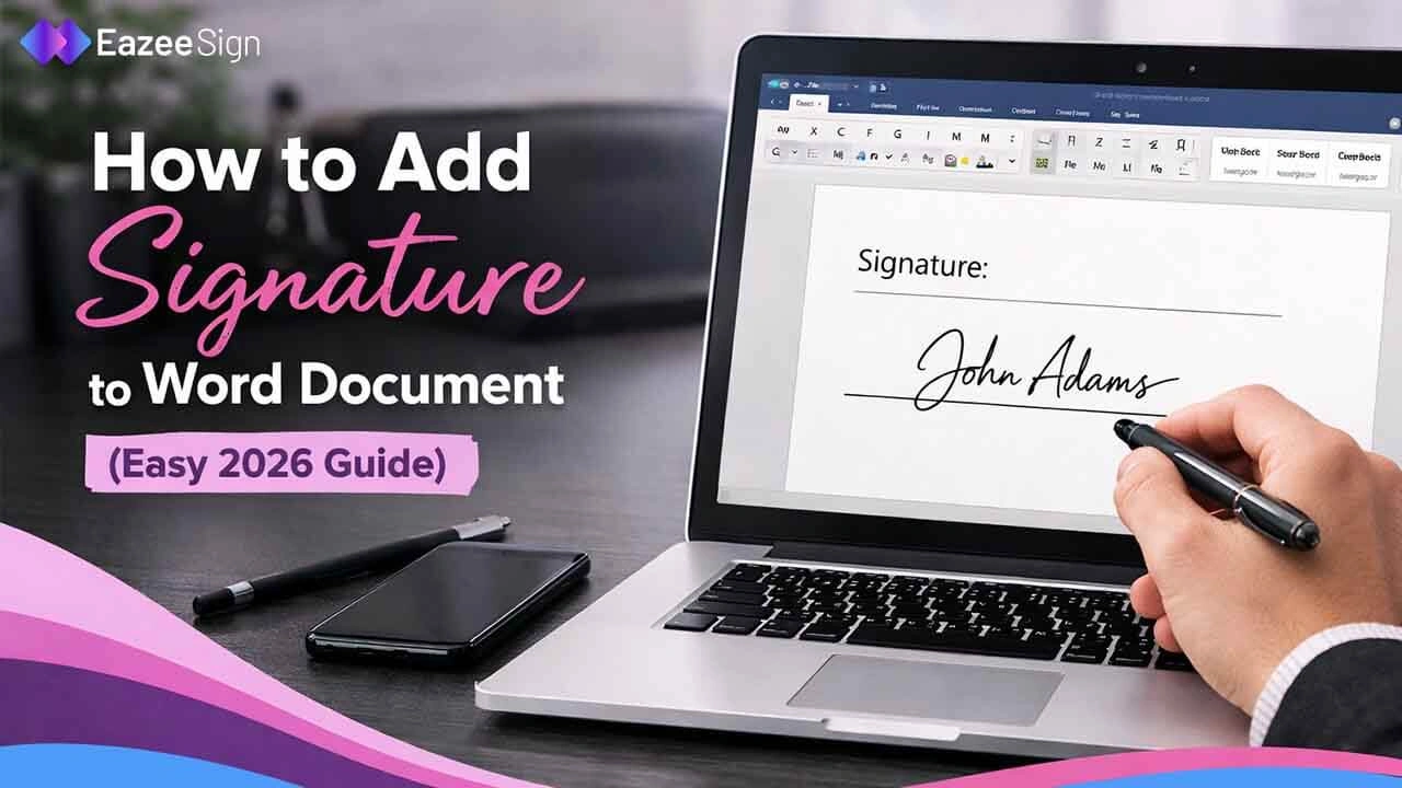 How to Add Signature to Word Document (Easy 2026 Guide)