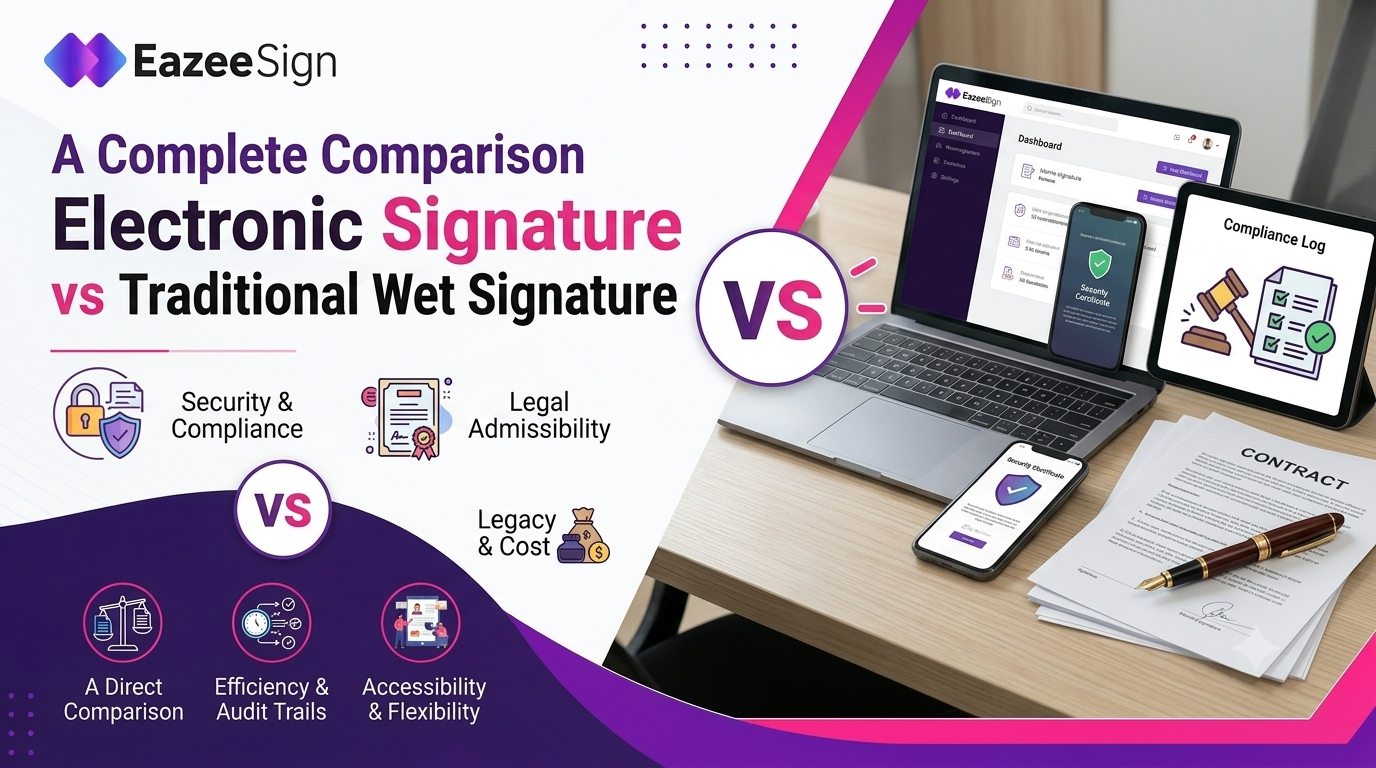 Electronic Signature vs Traditional Wet Signature: A Complete Comparison