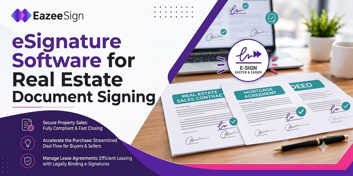 eSignature Software for Real Estate Document Signing