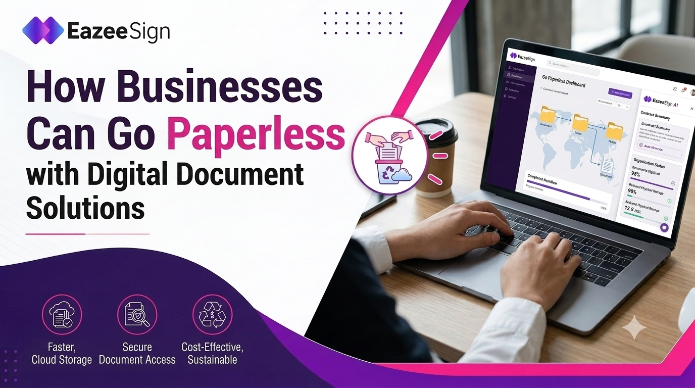 How Businesses Can Go Paperless with Digital Document Solutions